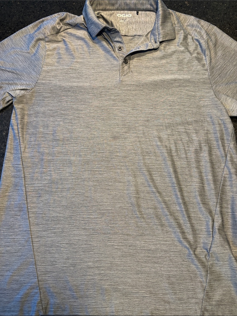 OGIO Men’s Gray Heather Performance Polo